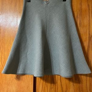 Zara Knee Length Grey Skirt